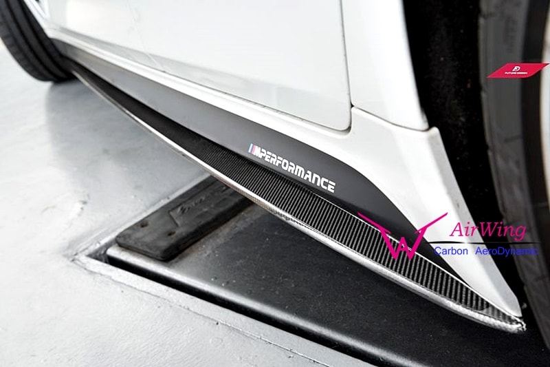 BMW G30- AirWing carbon side skirt splitter 023